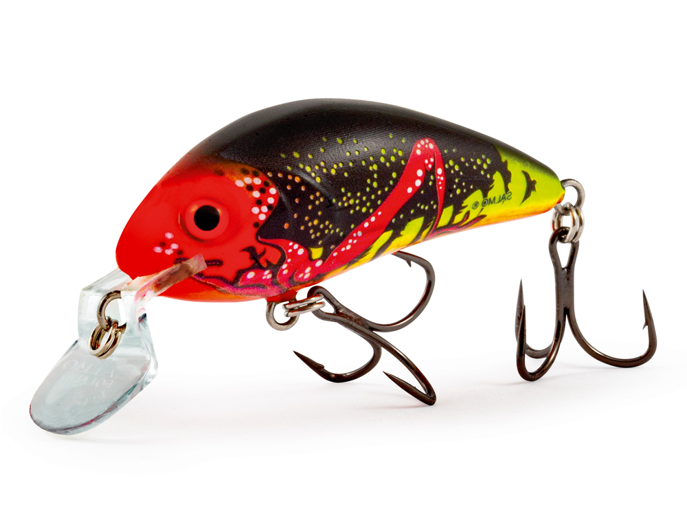 Salmo Rattlin' Hornet 4,5 Cm Crankbait Affondante (Red Tail Shiner) | Esca Per Acqua Dolce E Salata
