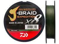 Trenzado Daiwa J-Braid Expedition x8E Dark Green 300m - 0.24mm