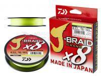 Trenzado Daiwa J-Braid Grand X8 Chartreuse 270m 0.24mm