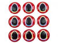 3D fishing lure eyes 14mm - 03 Red