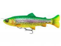 Vinilo Savage Gear 4D Line Thru Pulse Tail Trout 16cm 51g Slow Sinking - FireTrout Fluo