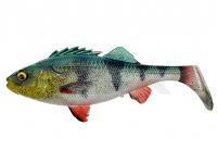 Vinilo Savage Gear 4D Perch Shad Bulk 12.5cm 20g - Green Silver UV