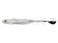 Fish Arrow Flash-J Spin Elastomer SW 3" 75mm - #100 Keimura Clear / Silver