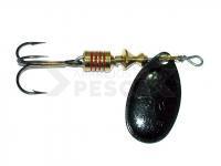 Cucharilla giratoria Mepps Aglia Black  - no. 00