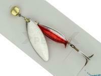 Cucharilla giratoria Mepps Aglia Long Heavy - Silver / Silver-Red #1+/12g