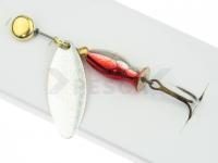 Cucharilla giratoria Mepps Aglia Long Heavy - Silver / Silver-Red #1/8g