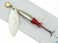 Cucharilla giratoria Mepps Aglia Long Heavy - Silver / Silver-Red #2/16g