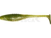 Vinilo Dragon Belly Fish Pro  6cm - Clear/Olive - Gold/Silver glitter
