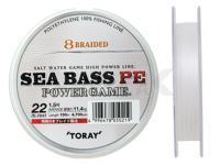 Trenzado Toray Sea Bass PE Power Game 8 Braided Natural 150m 22lb #1.5