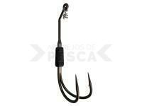 Anzuelos Mustad Frog Trailer Double 2X Weighted 78124AP-WBN - #4/0