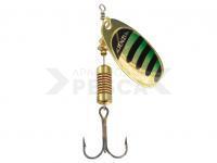 Cucharilla giratoria Jenzi Phantom-F French Collection 3g - Gold/Black/Green