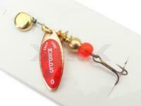 Cucharilla giratoria Mepps Aglia Long Redbo #0 | 2.5g - Copper