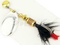 Cucharilla giratoria Mepps Aglia Mouche Silver / Black #2 4.6g