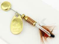 Cucharilla giratoria Mepps Aglia Mouche Gold / Red #00 1.5g