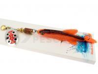 Cucharilla giratoria Mepps Aglia TW Mino #3 | 9.5g | 6 cm mino - Silver / red