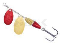 Cucharilla giratoria Balzer Colonel Metallica with 2 Spinner Blades 18g - Gold / Red