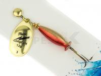Cucharilla giratoria Mepps Aglia LongCast #3 12g - Gold / Red