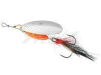Cucharilla giratoria Mikado M-GRUB #3 7g - Silver / Red Tiger