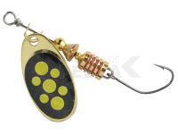 Cucharilla giratoria Colonel Spinner with single hook 4g - Black Beauty