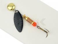 Cucharilla giratoria Mepps Aglia Long #00 | 1.5g - Black
