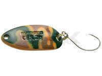 Cucharilla ondulante Shimano Cardiff Roll Swimmer 1.5g - 24T Mustard Green Camo