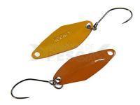 Cucharilla ondulante para trucha Nories Masukuroto Rooney 1.5g - #004 (Brown / Ocher)