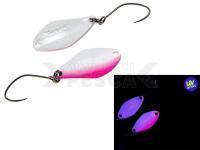 Cucharilla ondulante para trucha Nories Masukuroto Weeper 0.9g 20mm - #003 (P.white Pink / Perl)