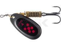 Señuelo X-Fish Dark Side #4 9.5g - Nikel black orange