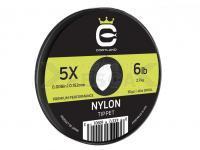 Cortland Nylon Tippet Clear 50yd 46m | 9.8lb 4.4kg | 3X 0.008in 0.203mm