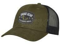 Savage Gear Badge Trucker Cap - Green