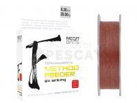 Trenzado Dragon Team MegaBaits Method Feeder 8X Sinking Dark Brown 150m 0.06mm