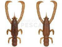 Señuelos Fish Arrow Freerig Shrimp 2.6 inch - Green Pumpkin Red/Orange (two-tone)