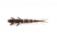 Vinilo Fishup Flit 3 - 050 Green Pumpkin Brown/Red & Purple