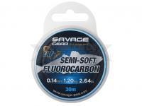 Hilo Fluorocarbono Savage Gear Semi-Soft Fluorocarbon LRF Clear 30m 0.17mm 1.86kg 4.10lb