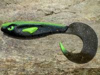 Señuelo Great Fish Rocky Twister Slim 15cm - black alien
