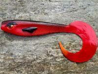 Señuelo Great Fish Rocky Twister Slim 15cm - toxic red