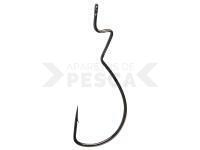 Anzuelos Gamakatsu Worm Skip Gap | NS Black | #1/0