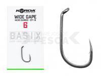 Anzuelos Korda Basix Wide Gape Barbed - #6