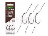 Anzuelos Korda Loop Rigs Klor Barbless #6B 30lb 13kg 3pcs