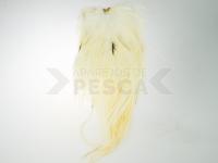 Hareline Dubbin Flat Wing Saddles - #377 UV2 White