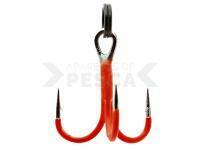 Anzuelos triples Westin Rigged Trout UV Orange #6
