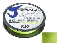 Trenzado Daiwa J-Braid X4 Yellow 270m 0.25mm