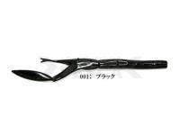 Vinilos Keitech Neco Camaron 5.5 cala | 139 mm - 001S Black