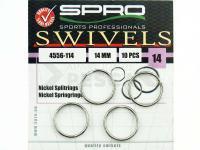 SPRO Anillos de conexión Nickel Splitrings