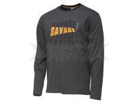 Savage Gear Camisetas Simply Savage Logo Tee Long Sleeve