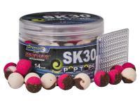 Pop Tops SK30 Concept 60g 14mm - Fluo Pink/maroon & White/Maroon