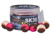 Pop Tops SK30 Concept 60g 20mm - Fluo Pink/maroon & White/Maroon