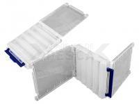 Caja Meiho Reversible 140 Two Sided Plastic Lure Case - Clear