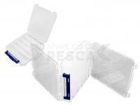 Caja Meiho Reversible 160 Two Sided Plastic Lure Case - Clear