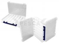 Caja Meiho Reversible 165N Two Sided Plastic Lure Case - Clear